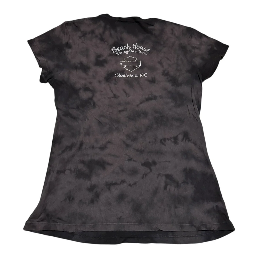 2009 Harley Davidson Shallotte North Carolina‎ Rhinestone Shirt Women's Small